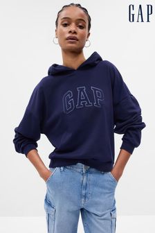 Gap Blue Vintage Soft Arch Logo Long Sleeve Hoodie (K01920) | 61 €