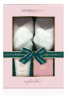 Baylis & Harding Jojoba, Vanilla  Almond Oil Slipper Set (K02224) | €29