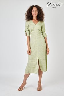 Closet Green London A-Line Midi Dress (K02763) | €31