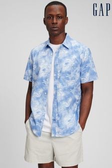 men's short sleeve dress shirts with tie