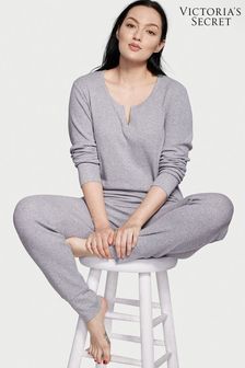 Medium Heidegrau - Victoria's Secret Langärmeliger Thermo-Pyjama (K06529) | 66 €