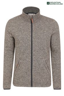 Mountain Warehouse Brown Idris II Mens Full-Zip Fleece Jacket (K06622) | 51 €