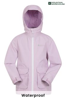 紫色 - Mountain Warehouse 補丁口袋童裝防水外套 (K06800) | HK$332