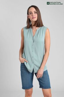 Mountain Warehouse Green Amalfi Womens Sleeveless Shirt (K06945) | ₪ 112