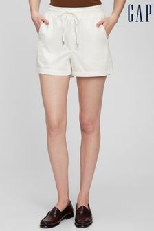 Gap White High Waisted Tie Modal Pull-On Shorts (K09086) | €13.50