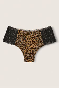 Victoria's Secret PINK Warm Brown Leopard No Show Cheeky Knickers (K09780) | €10.50
