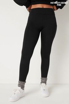 Victoria's Secret PINK Black High Waist Full Length Winter Legging (K10027) | €79