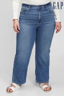 Gap Mid Wash Blue High Waisted Organic Cotton '90s Loose Fit Jeans (K10251) | €18.50