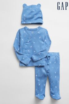 Gap Blue Print Kimono Baby Outfit Set (K10549) | 30 €