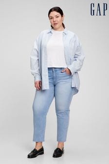 Gap Light Wash Blue Mid Rise Girlfriend Jeans (K10554) | €30