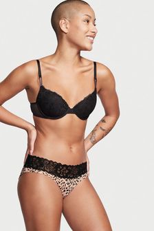 Victoria's Secret Cameo Animal Brown Cotton Lace Waist Hipster Knickers (K10594) | €13