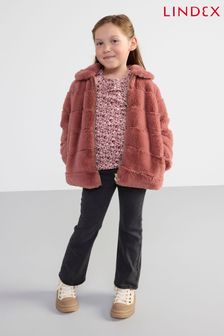 Lindex Pink Faux Fur Jacket (K12131) | €37