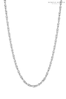 Simply Silver Halskette mit kleinen Infinity-Gliedern (K12210) | 81 €