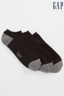 Negro - Pack de 3 pares de calcetines tobilleros de Gap (K12336) | 14 €