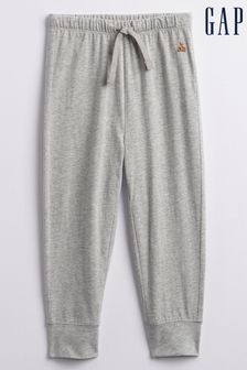 Светло-серый меланж - спортивные брюки с медвежонком Gap Brannan (новорожденных - 5 лет) (K12840) | €8