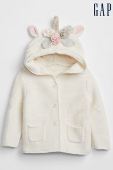 Gap Ivory Frost Brannan Unicorn Sweater - Baby (K13330) | €29