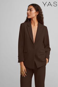 Y.A.S Brown Long Sleeve Tailored Blazer (K13486) | 50 €