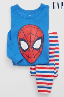 Pijamale din bumbac organic Gap Marvel Spider-Man (K13529) | 87 LEI