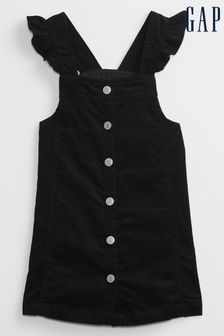 Gap Black Corduroy Button Playsuit (K14802) | €17