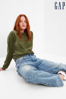 Gap Green Velour Pullover Jumper (K14935) | €41