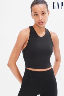 Gap Black Power Move High Neck Support Tank Top (K14941) | LEI 149