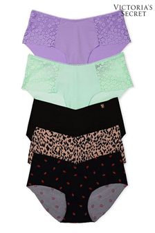 Victoria's Secret Black Leopard and Pink Hipster Multipack Knickers (K15028) | kr490