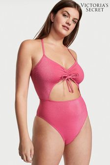 Victoria's Secret Forever Pink Shine Ruched Swimsuit (K16128) | kr818