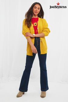 Joe Browns Yellow Cosy Knitted Button Up Cardigan (K16534) | 60 €