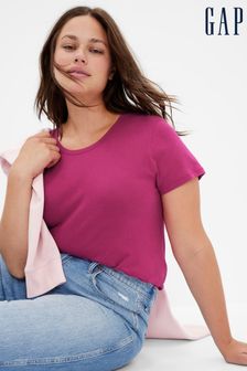 Gap Dark Pink Favourite Short Sleeve Crew Neck T-Shirt (K17443) | €7