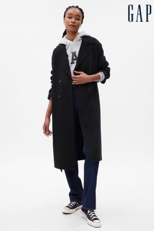 Gap Black Wool Wrap Coat (K17873) | €165