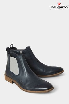 Joe Browns Blue Premium Leather Chelsea Boots (K18476) | €106