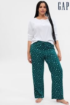 Gap Green Flannel Print Pyjama Bottoms (K18629) | €17