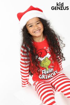 Kid Genius Red The Grinch Christmas Family Pyjama Set - Kids (K19486) | €20