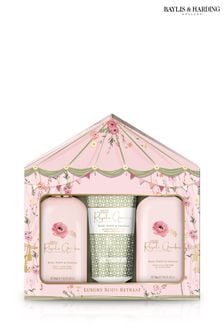 Baylis & Harding Royale Garden Rose, Poppy  Vanilla Luxury Trio Bathing Gift Set (K19544) | €20.50