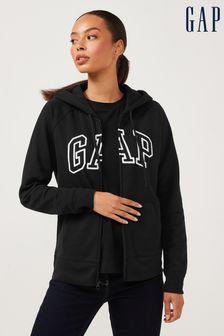 Gap Black Logo Zip Up Hoodie (K19617) | €22.50