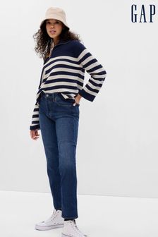 Gap Cheeky-Straight-Jeans mit hohem Bund (K19726) | 78 €