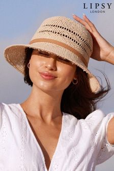Lipsy Straw Sun Bucket Hat (K20803) | €20