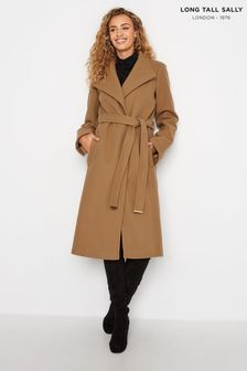 Long Tall Sally Neutral Wrap Coat (K20826) | €45