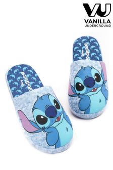 Vanilla Underground Blue Disney Lilo & Stitch Character Slippers (K21155) | €19.50