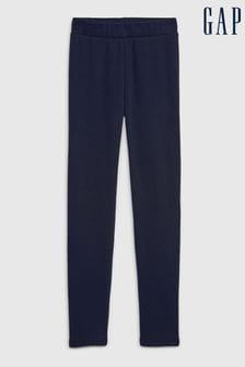 Girls Leggings GAP Blue Fleece Lined Next Ireland
