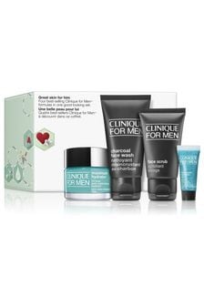 Clinique Great Skin For Him: Men's Skincare Gift Set (worth £59) (K21334) | €46
