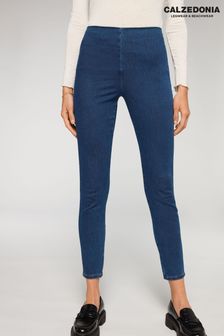 Calzedonia Blue High-Waist Skinny Denim Leggings (K21556) | €17