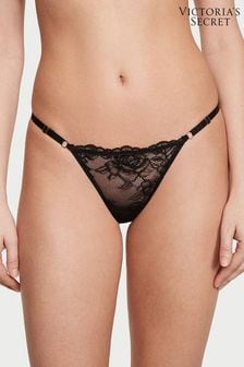 Victoria's Secret Black Lace G String Knickers (K22425) | €16