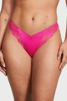 Victoria's Secret Forever Pink Lace Thong Knickers (K22444) | €15.50