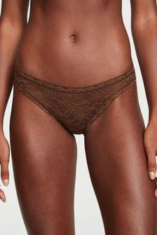 Victoria's Secret Ganache Brown Bikini Lace Knickers (K22607) | €10.50