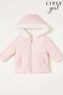 Lipsy Light Pink Padded Coat (0mths - 6yrs) (K22640) | $81 - $85