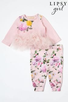Lipsy Pink Tutu Legging Set (0-6yrs) (K22650) | $41 - $45