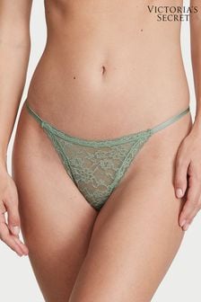 Victoria's Secret Seasalt Green String Lacie String Thong Knickers (K22791) | €10.50