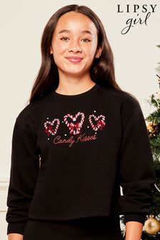 Lipsy Black Christmas Sweatshirt (K22844) | 11,450 Ft - 14,570 Ft
