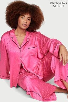 Victoria's Secret Hollywood Pink Satin Long Pyjamas (K23469) | €79